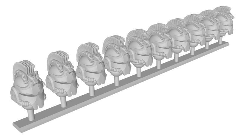 10x Hydra - Nicopolis Crested Helmets