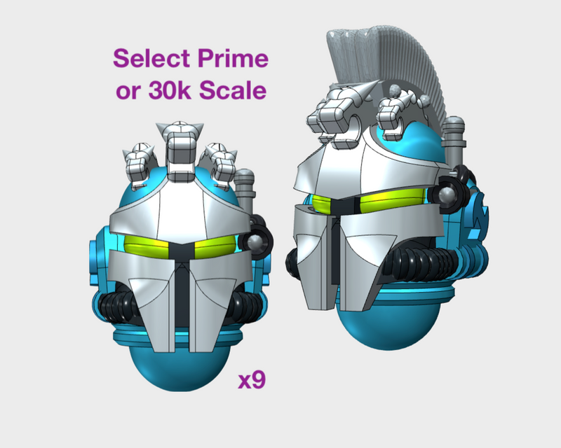 10x Hydra - Nicopolis Helmets : Squad Set 1