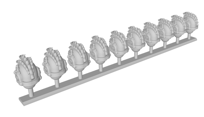10x Hydra - Nicopolis Helmets