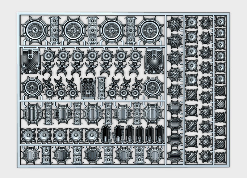 Noisy Speakers- Flat Vehicle Decor