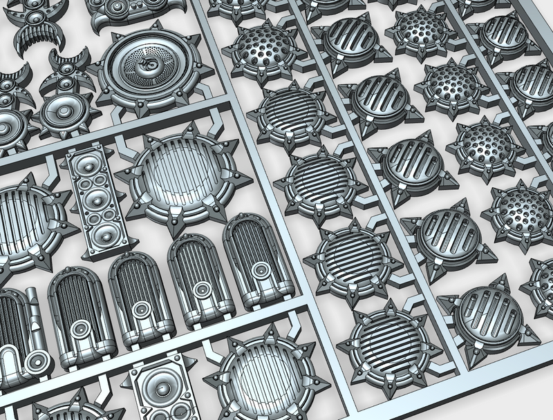 Noisy Speakers- Flat Vehicle Decor