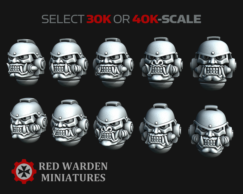 11x RW Oni Mask Helmets - Base