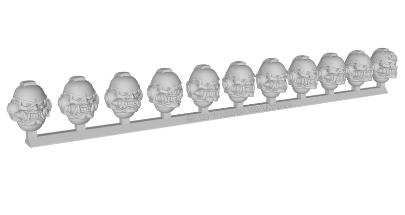11x RW Oni Mask Helmets - Base