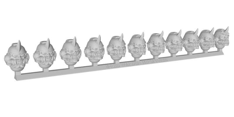 11x RW Oni Mask Helmets - Demons