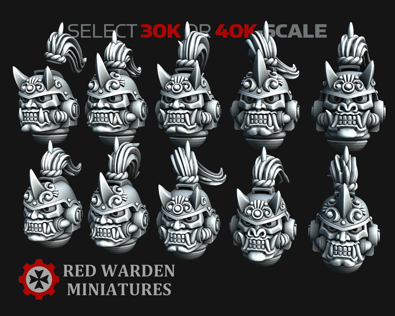 11x RW Oni Mask Helmets - Demon Hunters