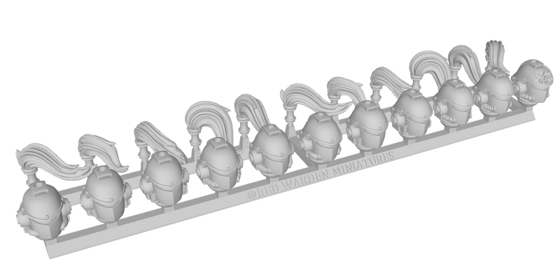 11x RW Onimotto Helmets - Topknot