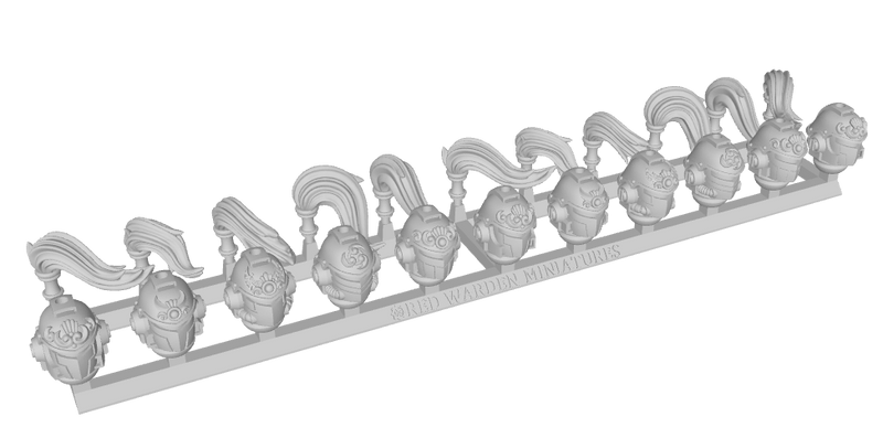 11x RW Onimotto Helmets - Clan Bearers
