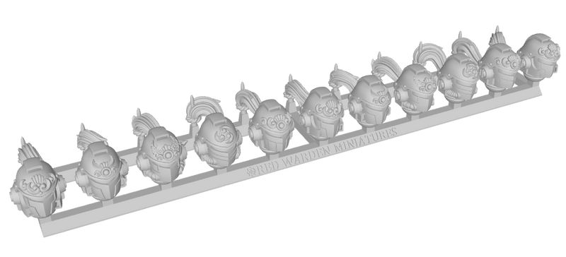 11x RW Onimotto Helmets - Clan Warriors