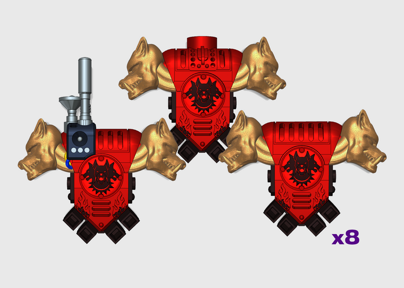 Hounds of Tartarus - Prime:1 Hellhound PACs Squad Set