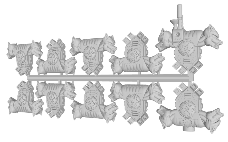 Hounds of Tartarus - Prime:1 Hellhound PACs Squad Set