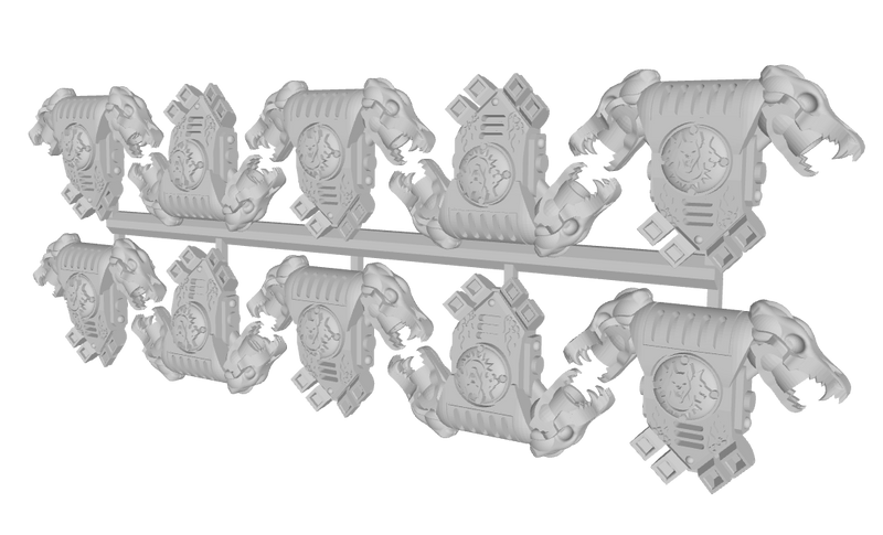 10x Hounds of Tartarus - Prime:1 Wolfskull PACs