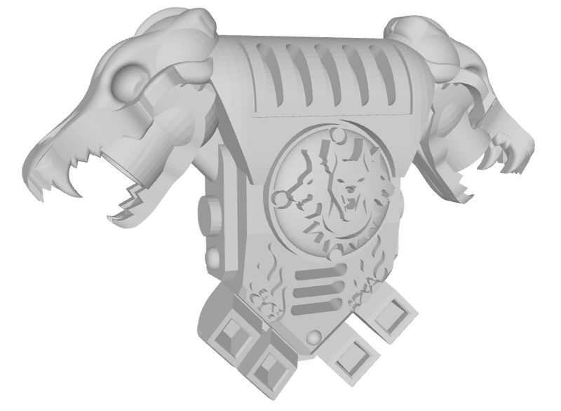 Hounds of Tartarus - Prime:1 Wolfskull PACs Squad Set