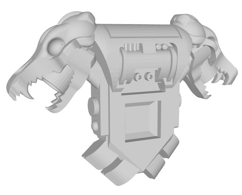 Hounds of Tartarus - Prime:1 Wolfskull PACs Squad Set