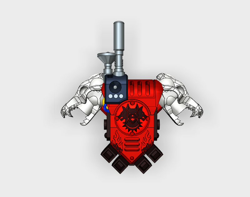 Hounds of Tartarus - Prime:1 Wolfskull PACs Squad Set