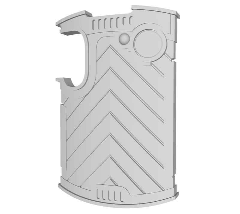 Hazard Striped - Palatium Boarding Shields