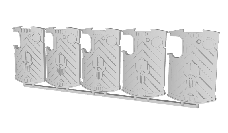 Iron Heads - Palatium Boarding Shields