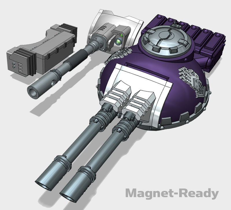 Cybornauts : Phobos Battle Tank Turret Set