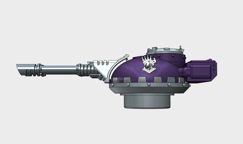 Cybornauts : Phobos Battle Tank Turret Set