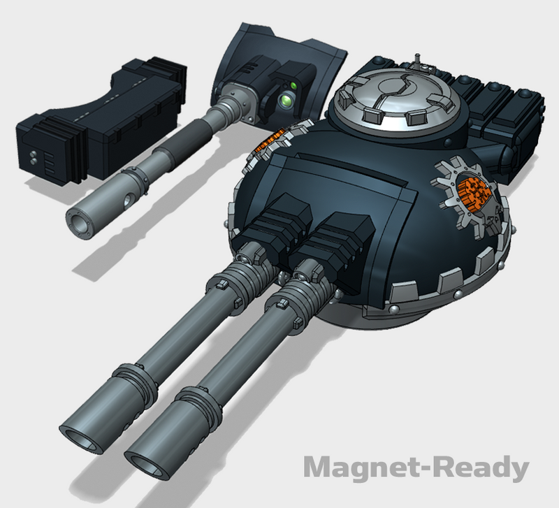 Gearheads : Phobos Battle Tank Turret Set