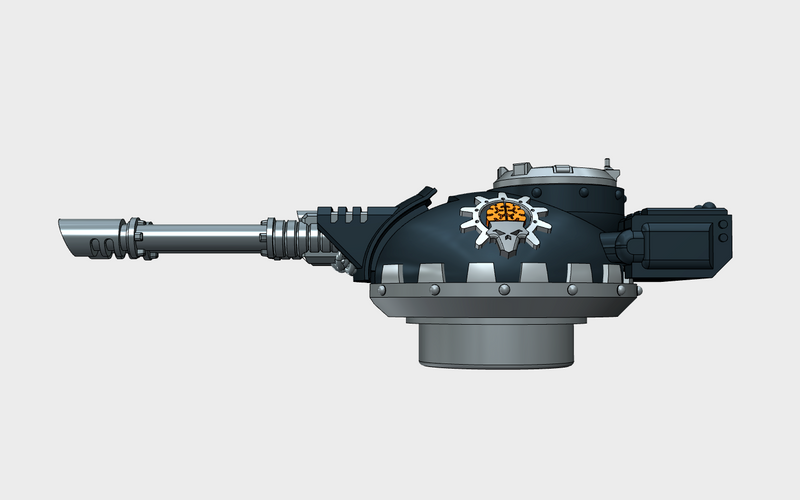 Gearheads : Phobos Battle Tank Turret Set