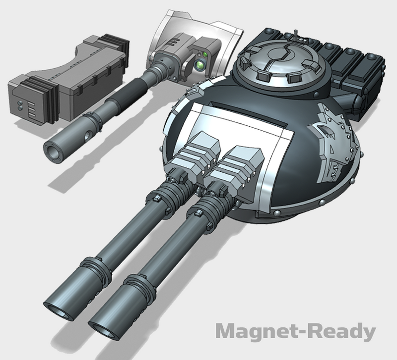 Iron Wolves : Phobos Battle Tank Turret Set