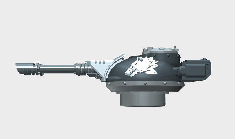 Iron Wolves : Phobos Battle Tank Turret Set