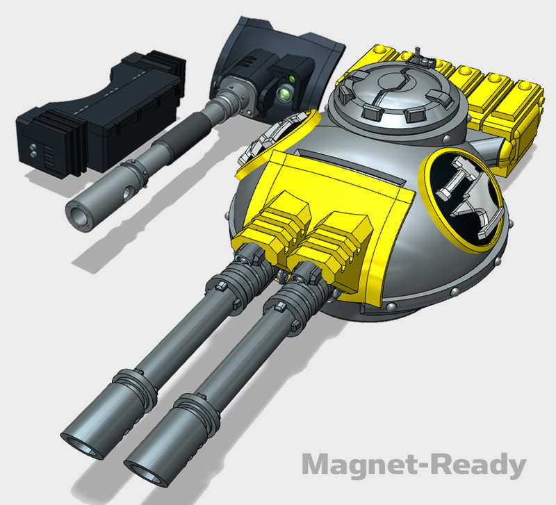 Iron Breakers : Phobos Battle Tank Turret Set