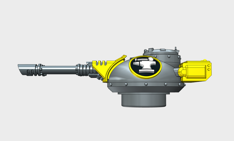 Iron Breakers : Phobos Battle Tank Turret Set