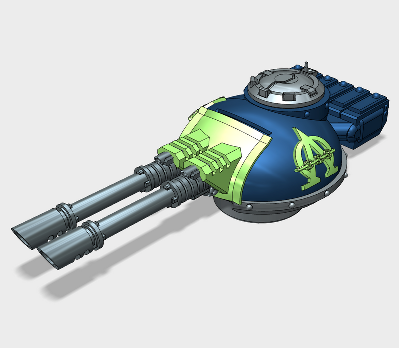 Alpha Omega : Phobos Battle Tank Turret Set
