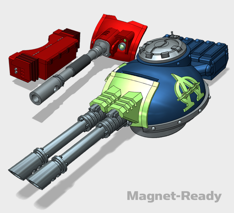 Alpha Omega : Phobos Battle Tank Turret Set