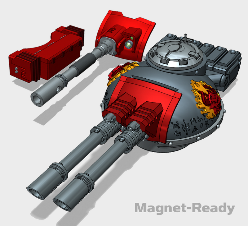 Burning Demon : Phobos Battle Tank Turret Set