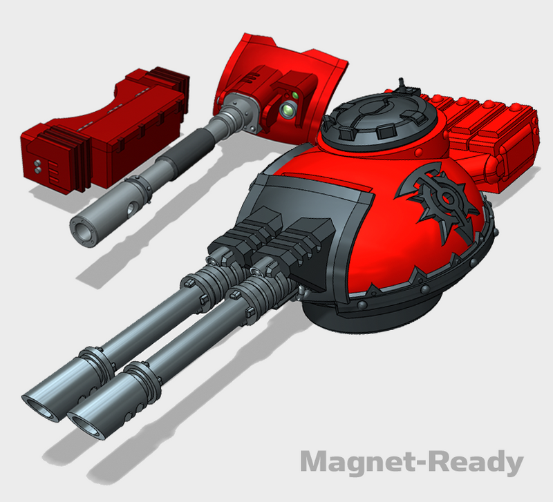 Children of Chaos : Phobos Battle Tank Turret Set