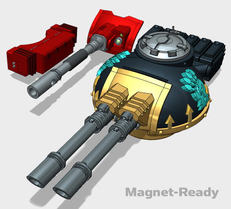 Demon Claw : Phobos Battle Tank Turret Set