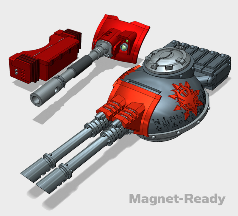 Devil Dragons : Phobos Battle Tank Turret Set