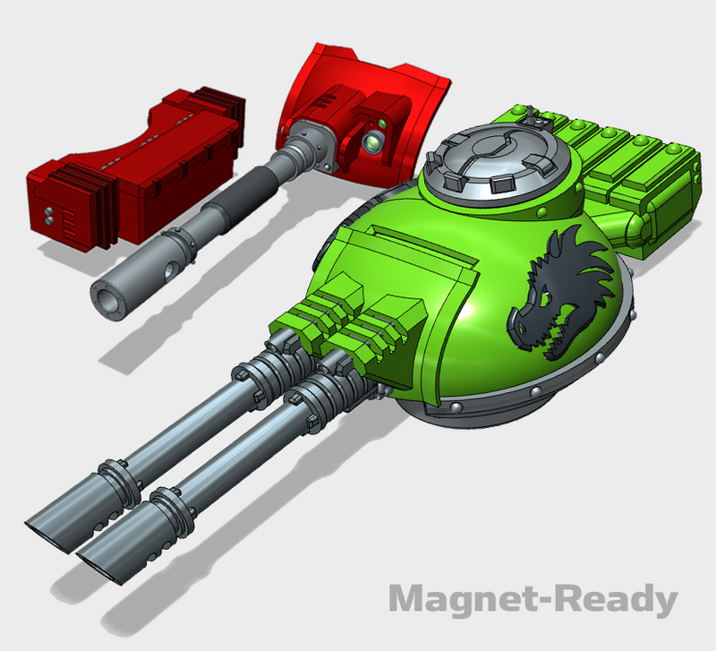 Dragon Head : Phobos Battle Tank Turret Set