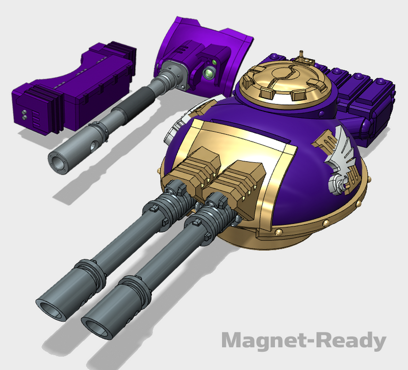 Emperor's Third : Phobos Battle Tank Turret Set