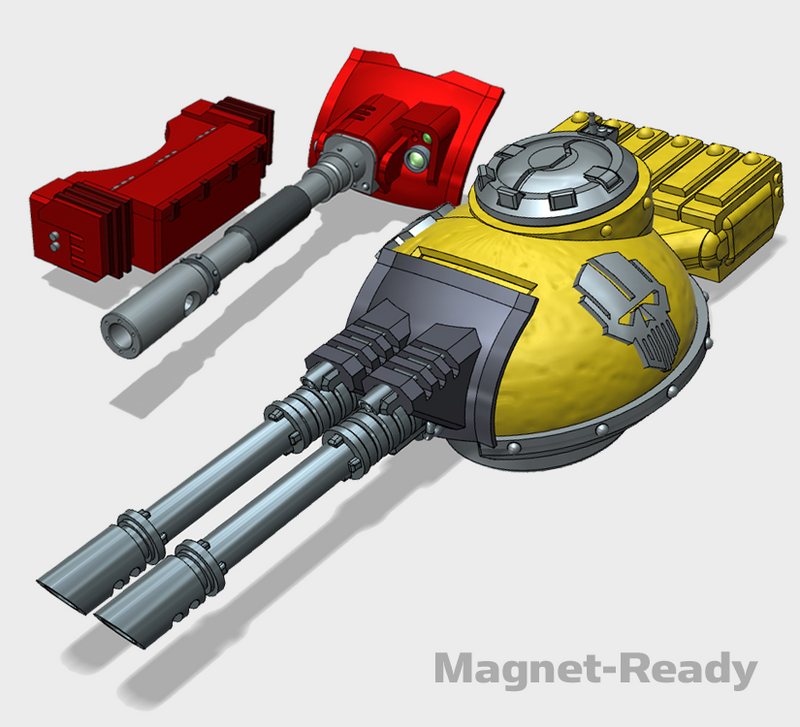 Iron Heads : Phobos Battle Tank Turret Set