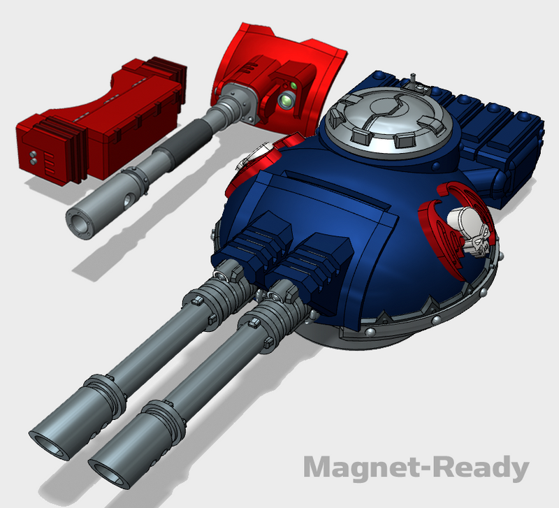 Nightmare Legion : Phobos Battle Tank Turret Set