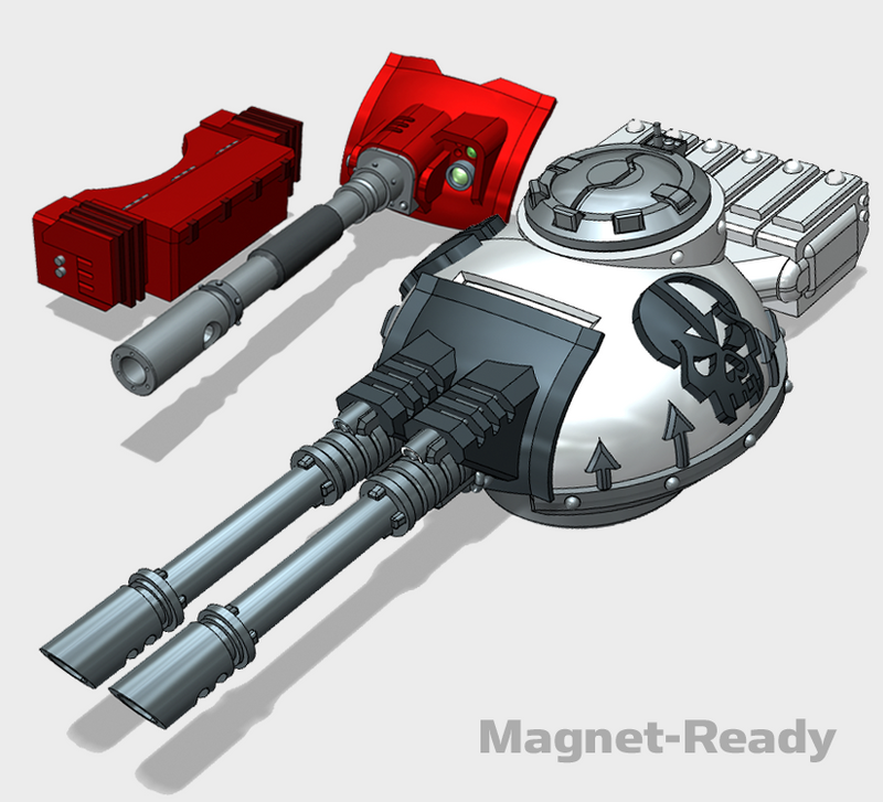 Scions of Malice : Phobos Battle Tank Turret Set