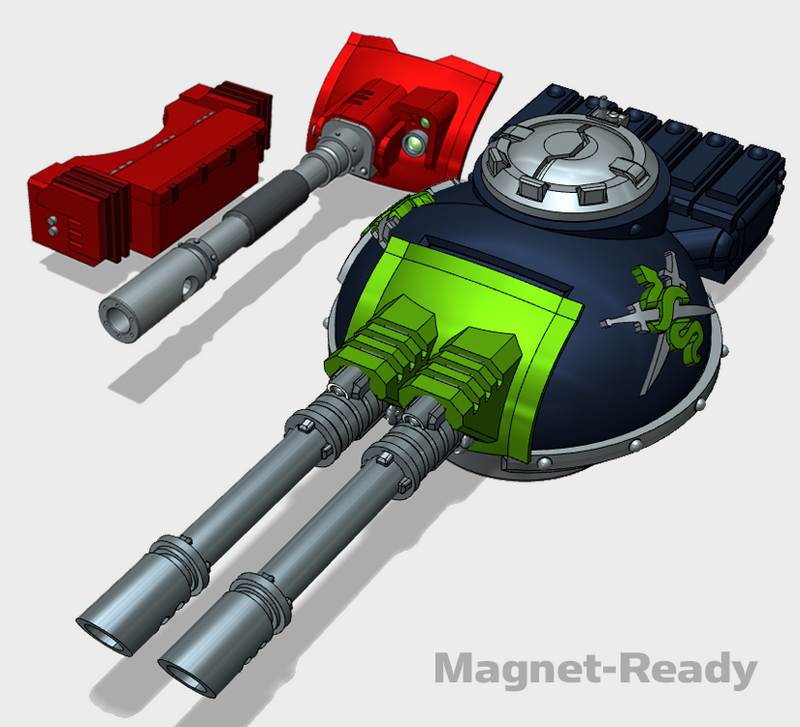 Shadow Vipers : Phobos Battle Tank Turret Set