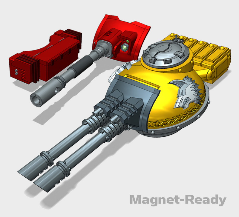 Shaggy Wolf : Phobos Battle Tank Turret Set