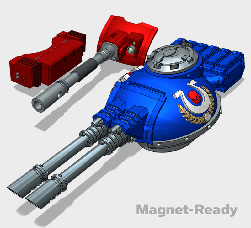 Ultra Legion : Phobos Battle Tank Turret Set