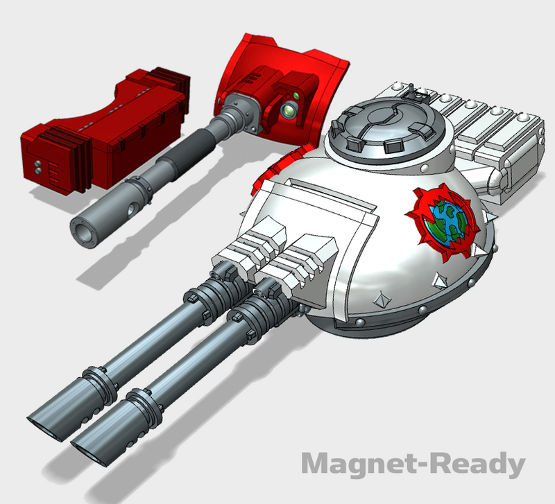 World Wreckers : Phobos Battle Tank Turret Set