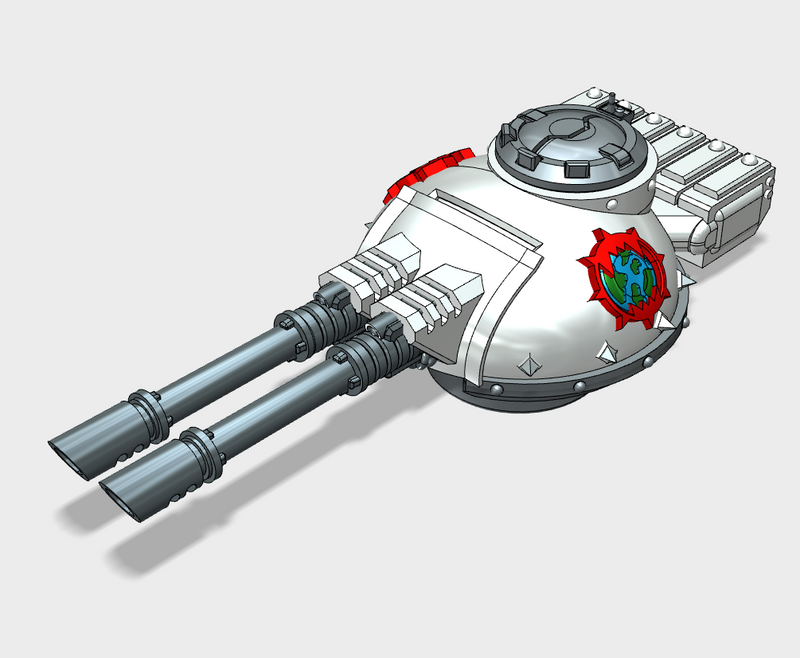 World Wreckers : Phobos Battle Tank Turret Set