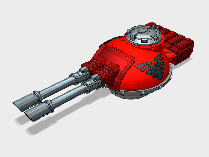 Blood Wing : Phobos Battle Tank Turret Set