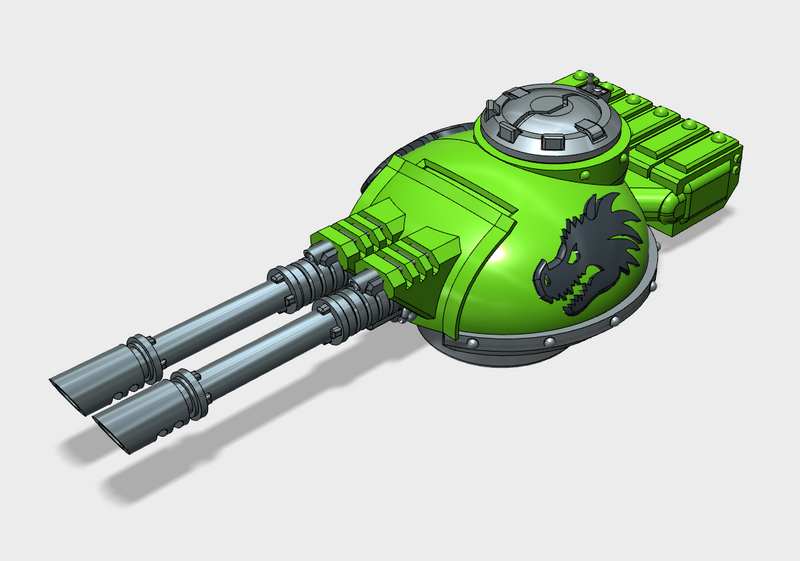Dragon Head : Phobos Battle Tank Turret Set