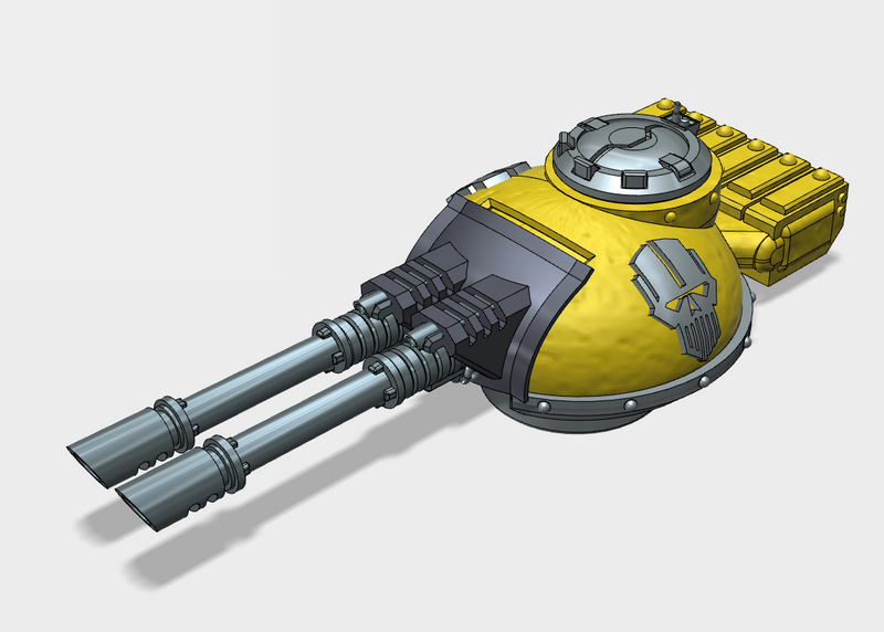 Iron Heads : Phobos Battle Tank Turret Set