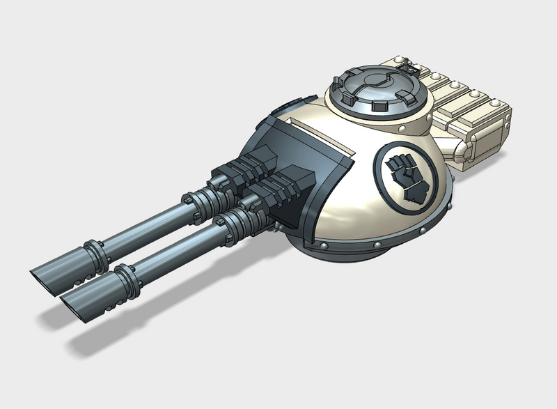 Kings Fist : Phobos Battle Tank Turret Set