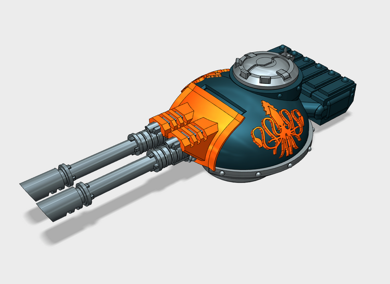 Kracken : Phobos Battle Tank Turret Set