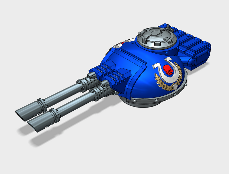 Ultra Legion : Phobos Battle Tank Turret Set